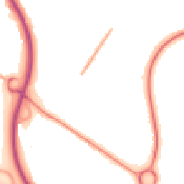 Night-time road noise heatmap for TF2 9EA