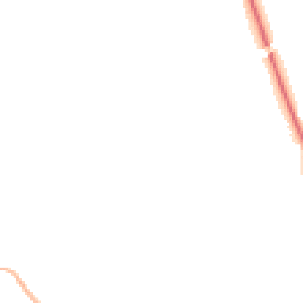 Night-time road noise heatmap for TF2 9UH