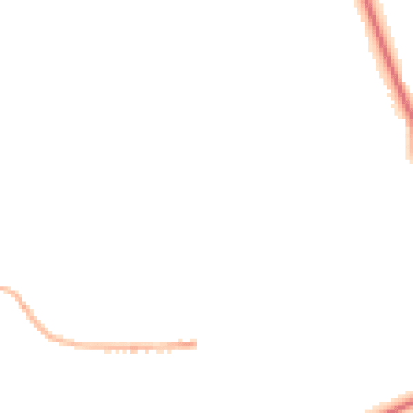 Night-time road noise heatmap for TF2 9UZ