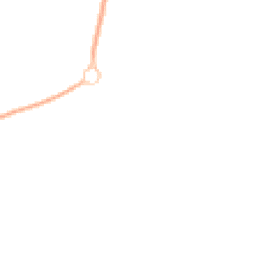 Night-time road noise heatmap for TF4 2AJ