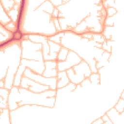 Daytime road noise heatmap for TF4 2AP