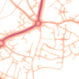 Daytime road noise heatmap for TF4 2AQ
