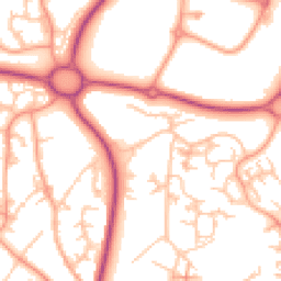 Daytime road noise heatmap for TF4 2AY