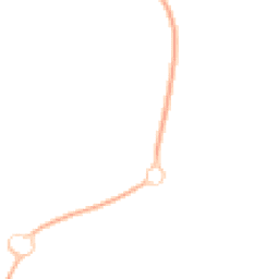 Night-time road noise heatmap for TF4 2AZ