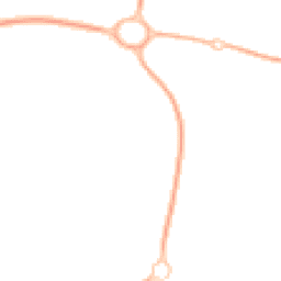 Night-time road noise heatmap for TF4 2BG