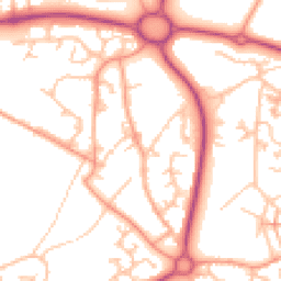 Daytime road noise heatmap for TF4 2BP