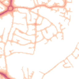 Daytime road noise heatmap for TF4 2DJ
