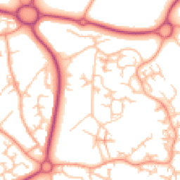 Daytime road noise heatmap for TF4 2EB