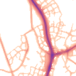 Daytime road noise heatmap for TF4 2FB