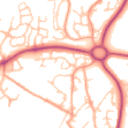 Daytime road noise heatmap for TF4 2FN