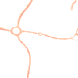 Night-time road noise heatmap for TF4 2FZ