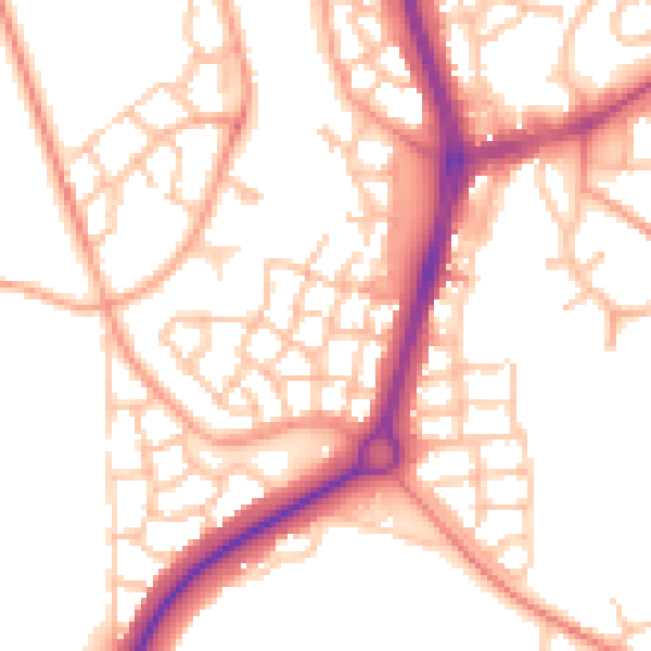 Daytime road noise heatmap for TF4 2GF