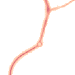 Night-time road noise heatmap for TF4 2GJ