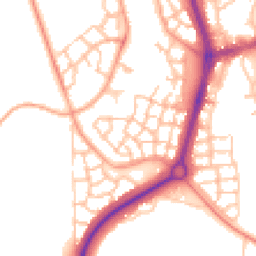 Daytime road noise heatmap for TF4 2GL