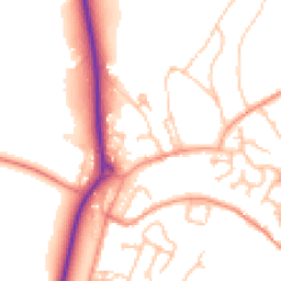 Daytime road noise heatmap for TF4 2NU
