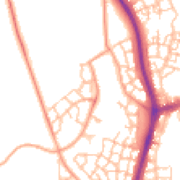 Daytime road noise heatmap for TF4 2RX