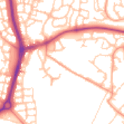 Daytime road noise heatmap for TF4 2RY
