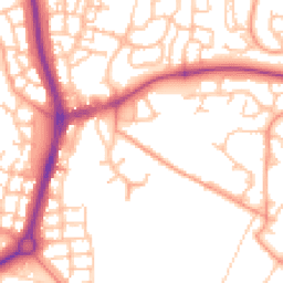 Daytime road noise heatmap for TF4 2RZ