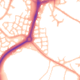 Daytime road noise heatmap for TF4 2SY