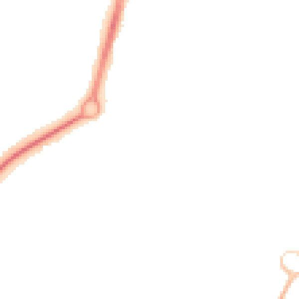 Night-time road noise heatmap for TF4 2TH