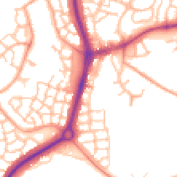 Daytime road noise heatmap for TF4 2TJ