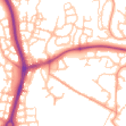Daytime road noise heatmap for TF4 2TT