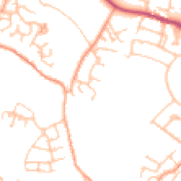 Daytime road noise heatmap for TF4 3AE