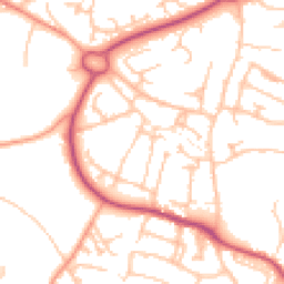 Daytime road noise heatmap for TF4 3AL