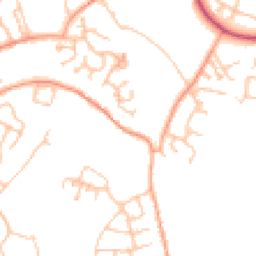 Daytime road noise heatmap for TF4 3BQ