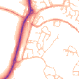 Daytime road noise heatmap for TF4 3FT