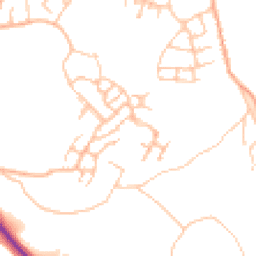 Daytime road noise heatmap for TF4 3GJ
