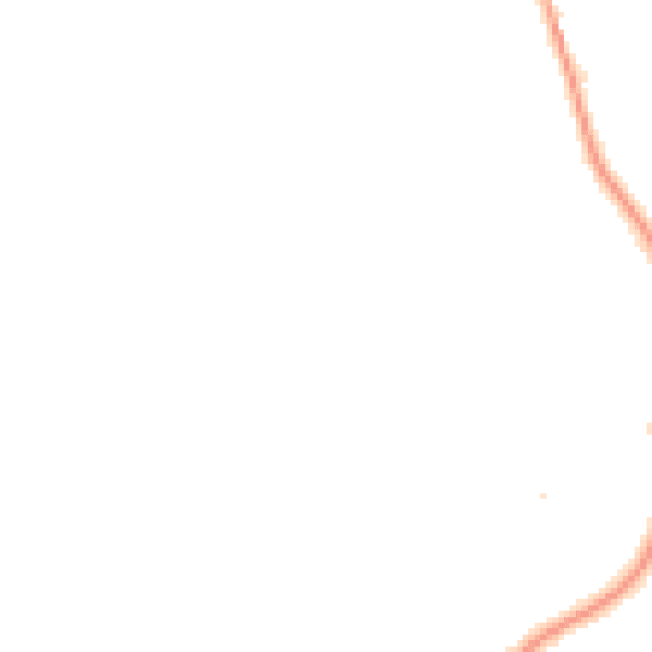 Night-time road noise heatmap for TF4 3HQ