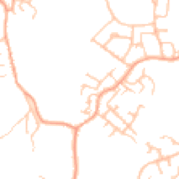 Daytime road noise heatmap for TF4 3JF