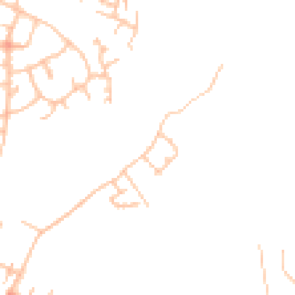Daytime road noise heatmap for TF4 3PA