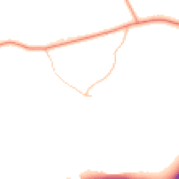 Daytime road noise heatmap for TF4 3QB