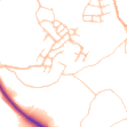 Daytime road noise heatmap for TF4 3QH