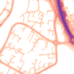 Daytime road noise heatmap for TF7 4AH