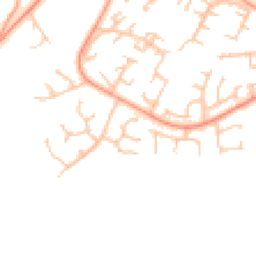 Daytime road noise heatmap for TF7 4BQ