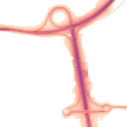 Night-time road noise heatmap for TF7 4GS