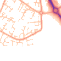Daytime road noise heatmap for TF7 4HZ