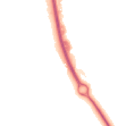 Night-time road noise heatmap for TF7 4JU