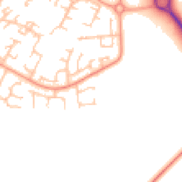 Daytime road noise heatmap for TF7 4LT