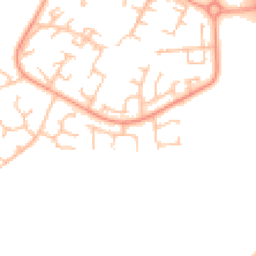 Daytime road noise heatmap for TF7 4QD