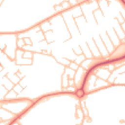 Daytime road noise heatmap for TF7 5FJ