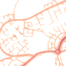 Daytime road noise heatmap for TF7 5GH