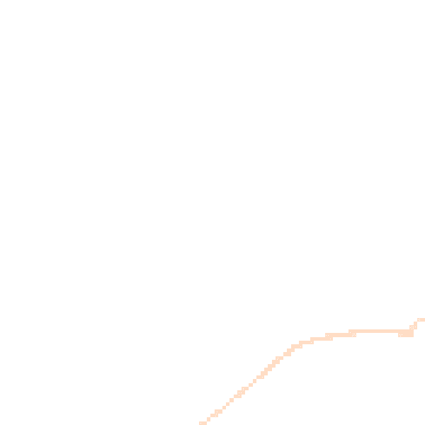 Night-time road noise heatmap for TF7 5GJ