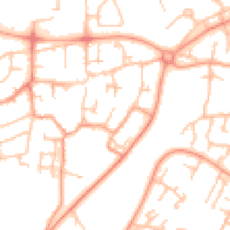 Daytime road noise heatmap for TF7 5HG