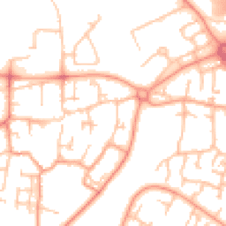 Daytime road noise heatmap for TF7 5LR