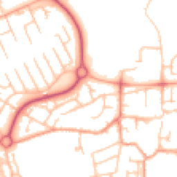 Daytime road noise heatmap for TF7 5SG