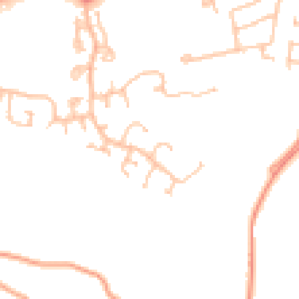 Daytime road noise heatmap for TF7 5SX